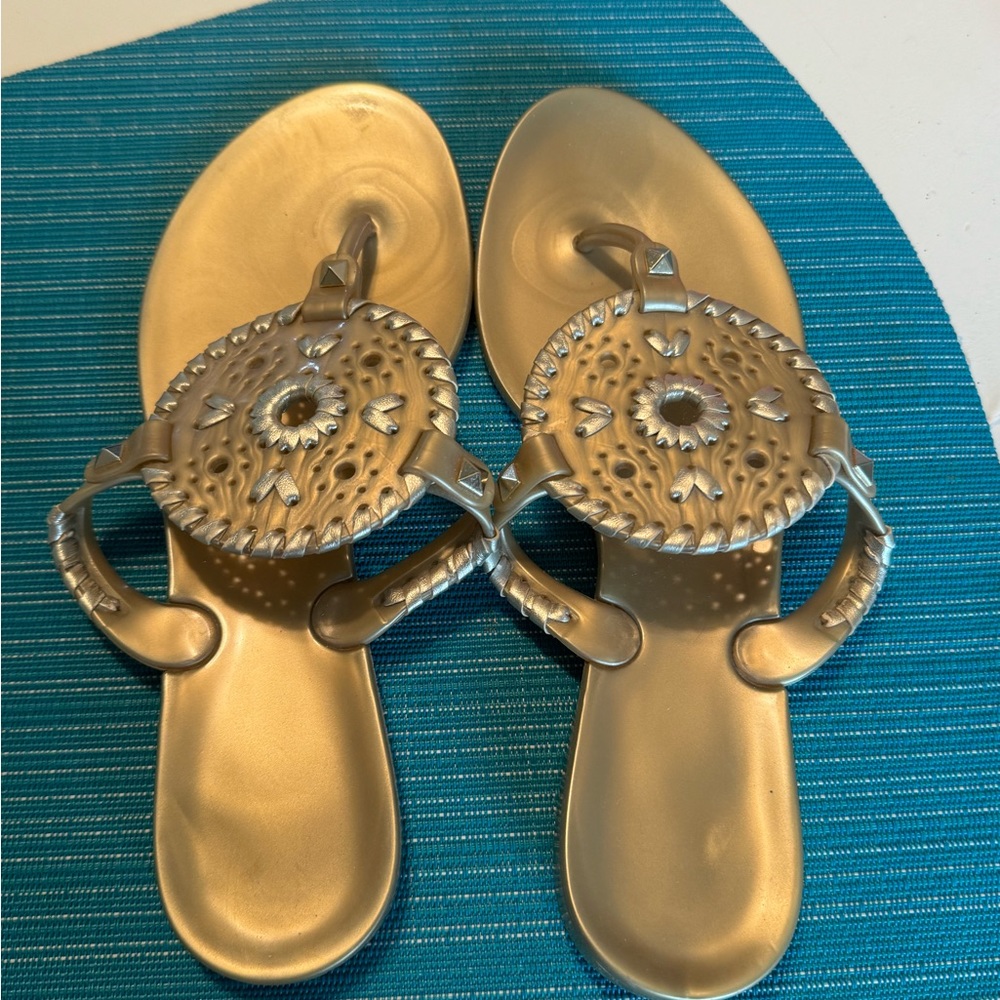 Jack Rogers Georgica Jelly sandals - excellent condition - size 7 - Picture 2 of 3